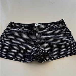 Old Navy Black and White Polka Dot High Waist Shorts Size: 10